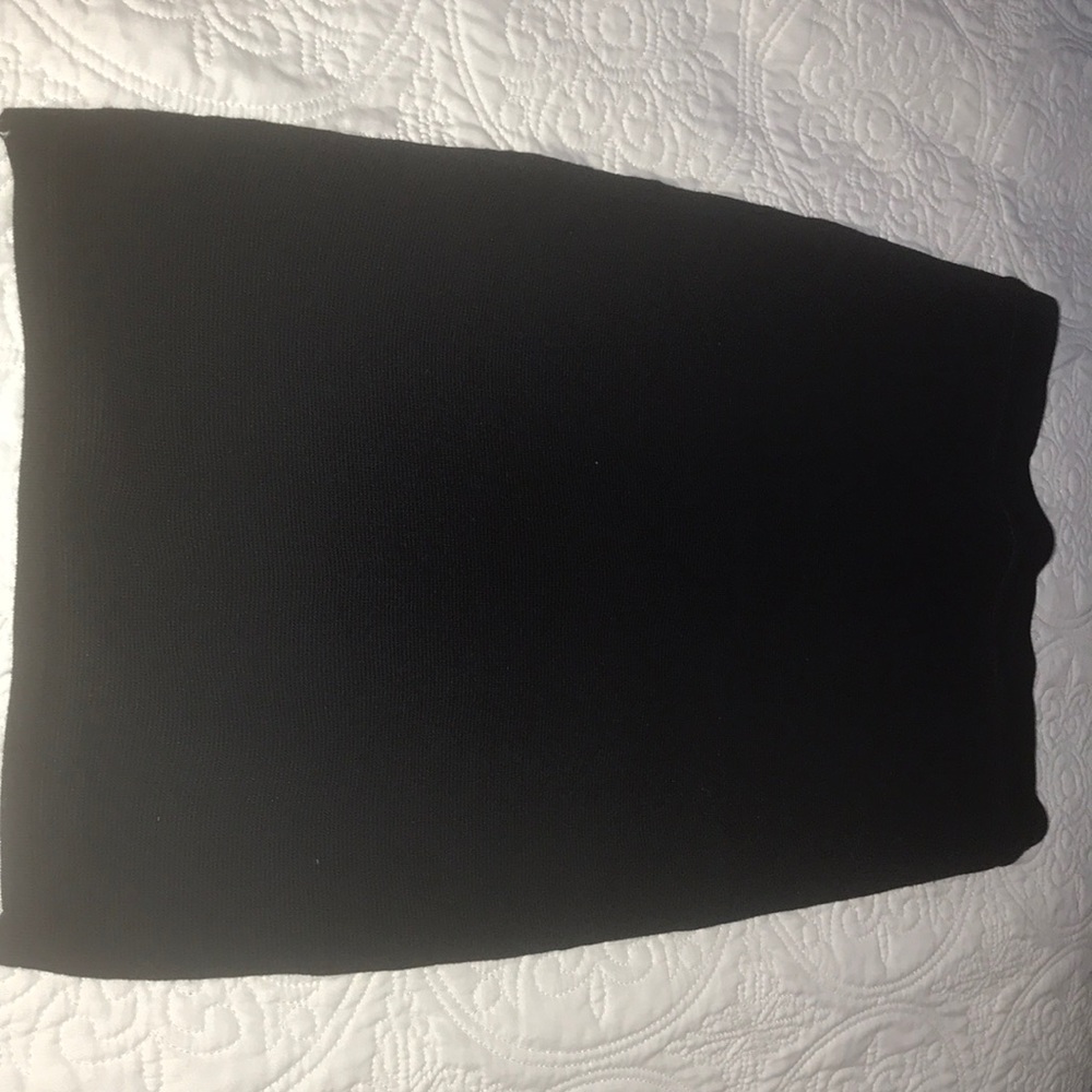 Black pencil skirt